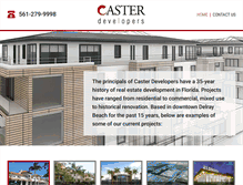 Tablet Screenshot of casterdevelopers.com